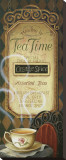 Tea time Menu Stretched Canvas Print by Lisa Audit