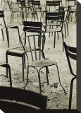 Empty Chair in the Luxembourg Garden Reproduction transférée sur toile par Christian Peacock