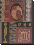Mask I Stretched Canvas Print by Dominique Gaudin