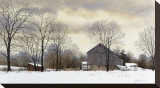 Bucks Winter Stretched Canvas Print by Ray Hendershot