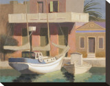 Galaxidi Stretched Canvas Print by William Buffett