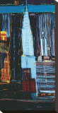 Manhattan Skyline Stretched Canvas Print by Mark Gleberzon