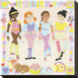 Ballet Stretched Canvas Print by Cheryl Piperberg