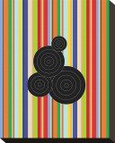 Concentric Universe Stretched Canvas Print by Dan Bleier