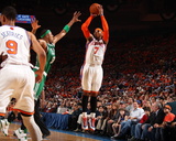 Boston Celtics v New York Knicks - Game Four, New York, NY - April 24: Carmelo Anthony and Paul Pie Photographic Print