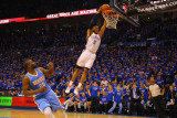 Denver Nuggets v Oklahoma City Thunder - Game One, Oklahoma City, OK - April 17: Russell Westbrook  Photographic Print