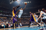 Los Angeles Lakers v New Orleans Hornets - Game Four, New Orleans, LA - April 24: Trevor Ariza and  Photographic Print