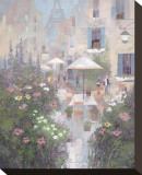 Jardin Rivoli Stretched Canvas Print by Albert Swayhoover