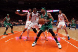Boston Celtics v New York Knicks - Game Four, New York, NY - April 24: Paul Pierce, Amar'e Stoudemi Photographic Print