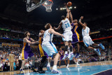 Los Angeles Lakers v New Orleans Hornets - Game Four, New Orleans, LA - April 24: Kobe Bryant, Trev Photographic Print