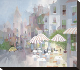 Place du Tertre Reproduction transférée sur toile par Albert Swayhoover