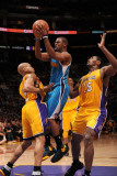 New Orleans Hornets v Los Angeles Lakers - Game Five, Los Angeles, CA - April 26: Chris Paul, Derek Photographic Print
