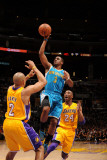New Orleans Hornets v Los Angeles Lakers - Game Two, Los Angeles, CA - April 20: Chris Paul and Der Photographic Print
