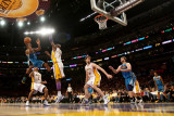 New Orleans Hornets v Los Angeles Lakers - Game One, Los Angeles, CA - April 17: Chris Paul, Lamar  Photographic Print