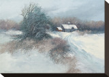 Dovetail Farm Stretched Canvas Print by Albert Swayhoover