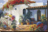 Honeymoon Casita Stretched Canvas Print by Hawley 