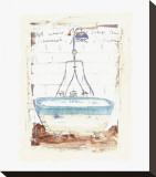 Washin' Up Stretched Canvas Print by Jane Claire