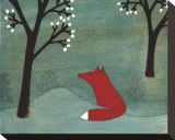 The Fox and the Marshmallows Kunstdruk op gespannen doek van Kristiana Pärn The Fox and the Marshmallows Kunstdruk op gespannen doek van Kristiana Pärn