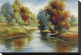 Autumn Grandeur Stretched Canvas Print by Marc Lucien