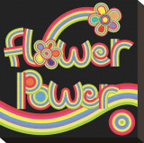 Flower Power Stretched Canvas Print by Mali Nave
