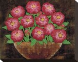 Playful Peonies Leinwand von R. Rafferty