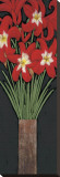 Red Hot Lilies Leinwand von R. Rafferty