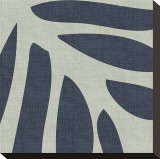Shadow Leaf I Stretched Canvas Print by Mali Nave