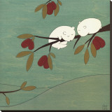 Sugar Plum tree Reproduction transférée sur toile par Kristiana Pärn
