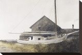 Bateau caréné Reproduction transférée sur toile : par Ray Hendershot