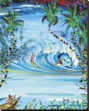 Current Tides Stretched Canvas Print by Steven Valiere