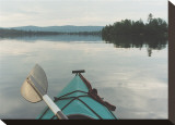 Kayak Dreams Stretched Canvas Print by Orah Moore