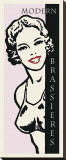 Modern Brassieres Reproduction transférée sur toile