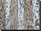 Season Wind Gravel Stretched Canvas Print by Nina Tichava