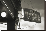 Buena Vista Sign, no. 1 Stretched Canvas Print by Christian Peacock
