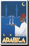 Café Arabica Reproduction transférée sur toile par Steve Forney