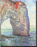 The Manneporte near Etretat, c.1886 Stretched Canvas Print by Claude Monet