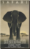 Serengeti Reproduction transférée sur toile par Steve Forney