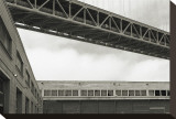 Bay Bridge and Pier, no. 2 Reproduction transférée sur toile par Christian Peacock