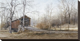Kissin' Bridge Stretched Canvas Print by Ray Hendershot