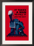 It Takes a Man to Fill It Prints by Charles Stafford Duncan