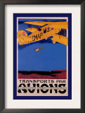 Transports Par Avions Posters by Terrando 