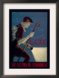 Luz Electrica del Excursionista Posters by I. Pedro