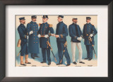 U.S. Navy Uniforms 1899 Posters by Werner 