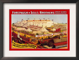 Forepaugh and Sells Brothers Great Show Consolidated Posters