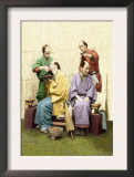 Shave and a Topknot Prepared Posters by Baron Von Raimund Stillfried