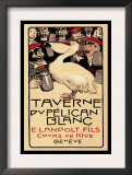 Taverne du Pelican Blanc Posters by Henry-claudius Forestier