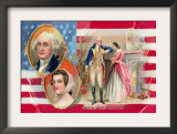 George Washington and Martha Curtis Print