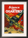 Science Fiction Quarterly: Rocket Man Attacks Poster