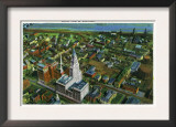 Hartford, Connecticut - Aerial View of the City Posters