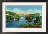 Greenfield, Massachusetts - View of French King Bridge over Connecticut River Art